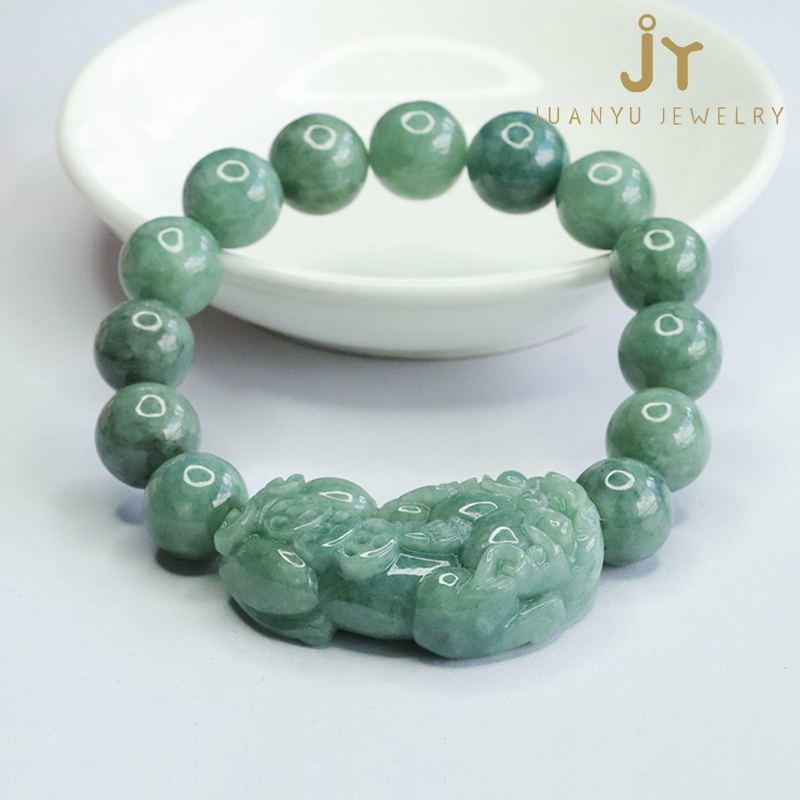 Precious Stone Gemstones and Jadeite Bracelets Myanmar Jade Beads Bracelets Wholesale Jewelry Stone Green Jade Bracelets