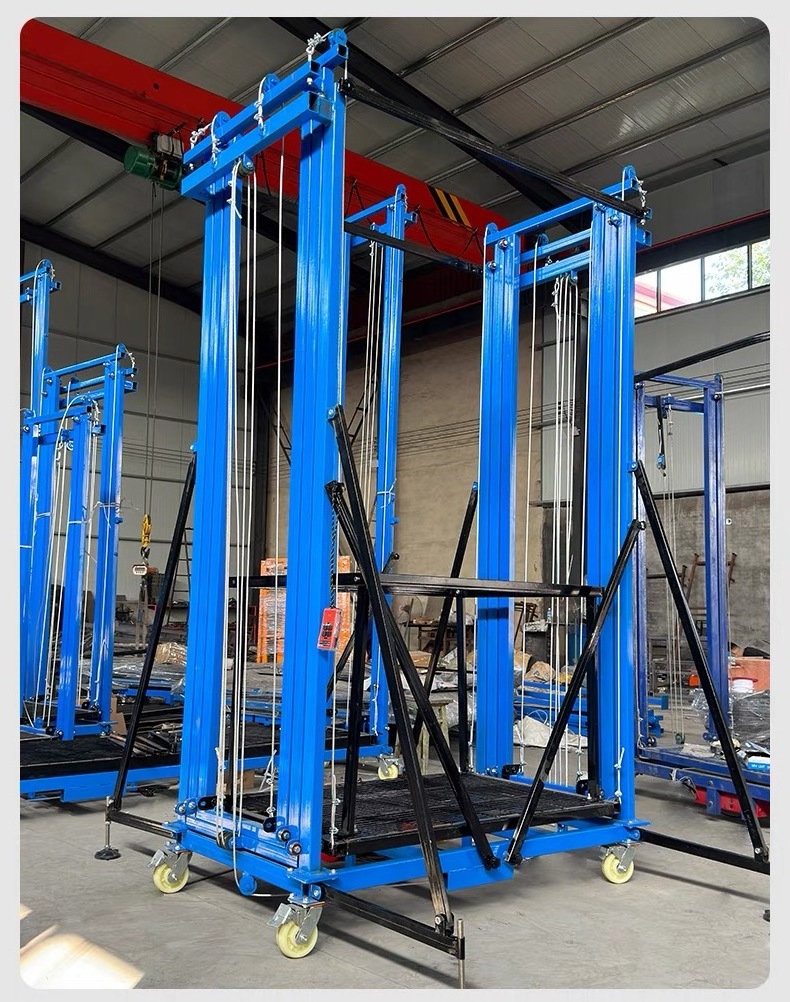 6m construction electric scaffolding lifting platform aluminum electric lifting scaffolding