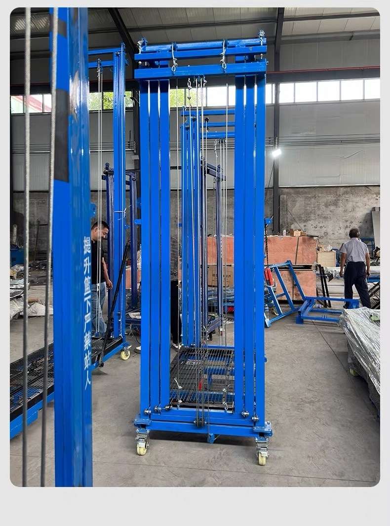 Standard Mobile Platform Mobile Insulating Fiberglass Scaffolding Parts 5m Electric Lifting Tripod