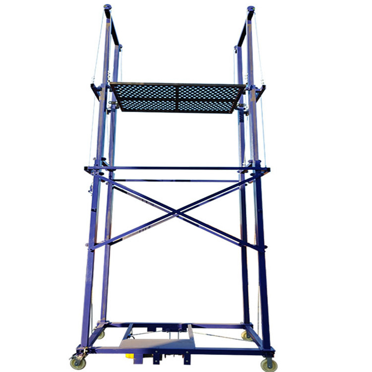 6m construction electric scaffolding lifting platform aluminum electric lifting scaffolding