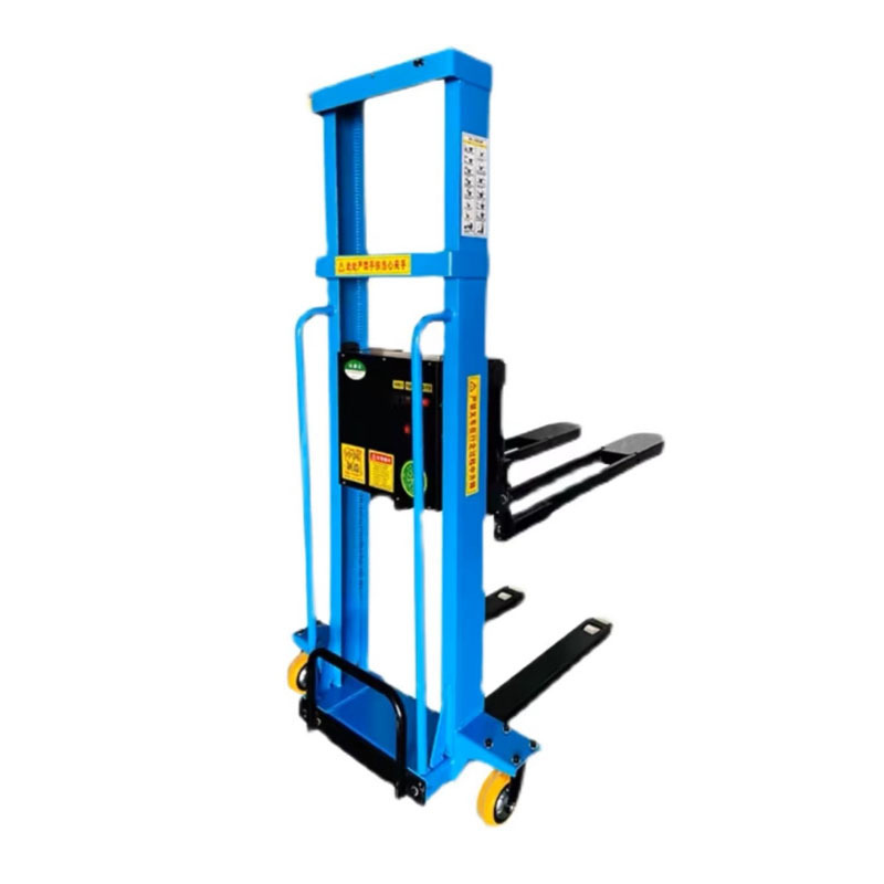 Manual Portable Pallet Stacker 500 kg 1000kg Hydraulic Hand Pushed Remote Control Electric Forklift