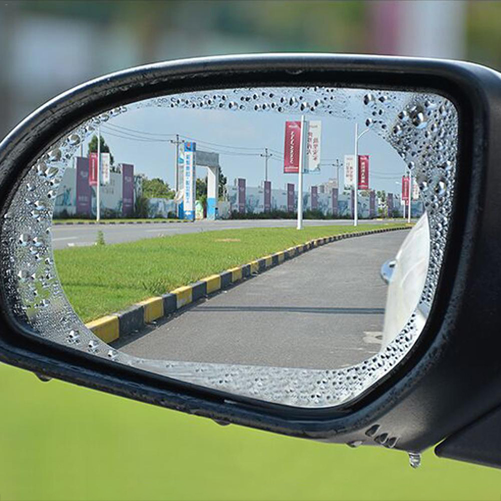 JauraTech Car Rain Film Rearview Mirror Protective Film Anti Fog