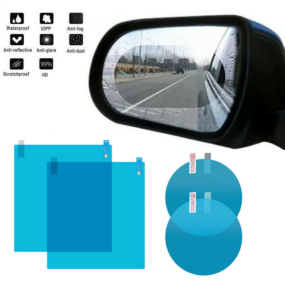 JauraTech Car Rain Film Rearview Mirror Protective Film Anti Fog