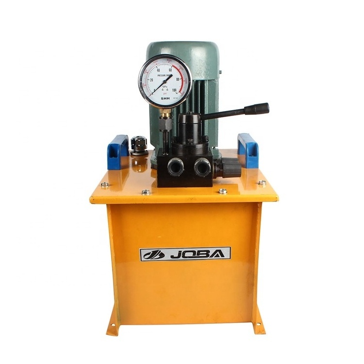 Double acting hydraulic electric oil pump with electric motor