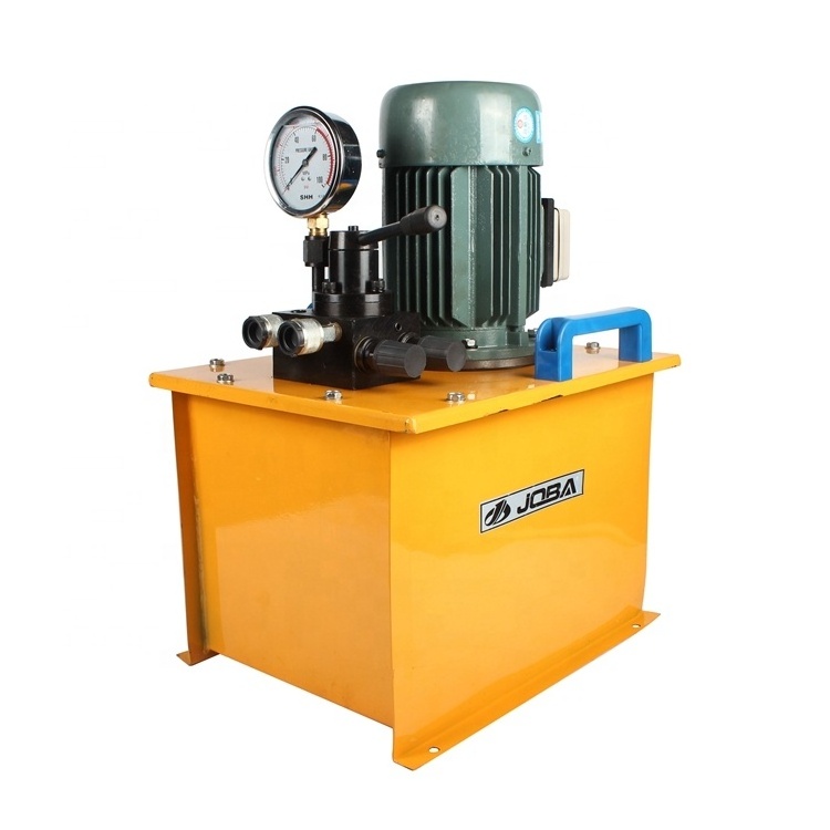 Double acting hydraulic electric oil pump with electric motor