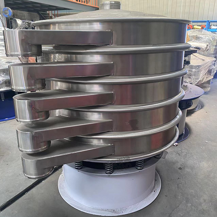 Stainless steel circular vibrating screen sifter flour sieving machine for beans