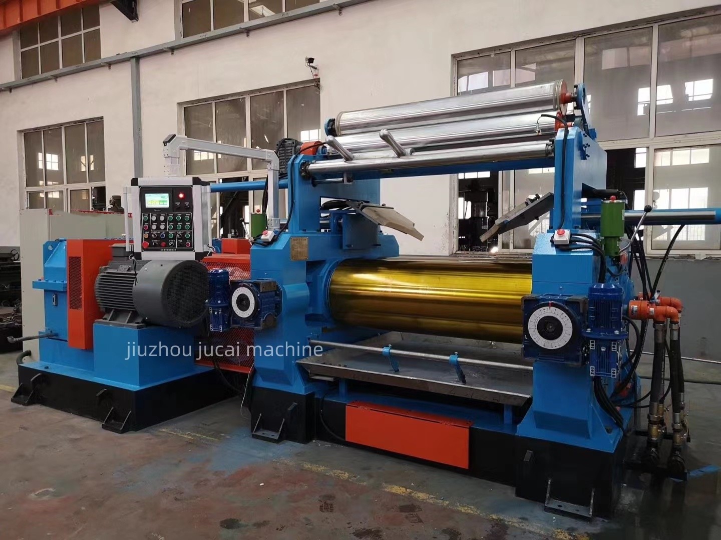 two roll rubber mixing mill /open mixer milling machine for rubber sheeting