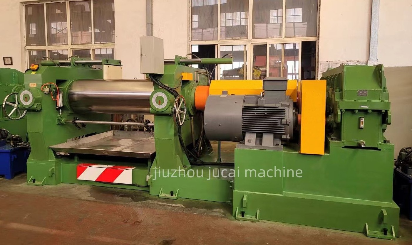 rubber compound two roll mixing mill with bush gear /open rubber mixer mill machine