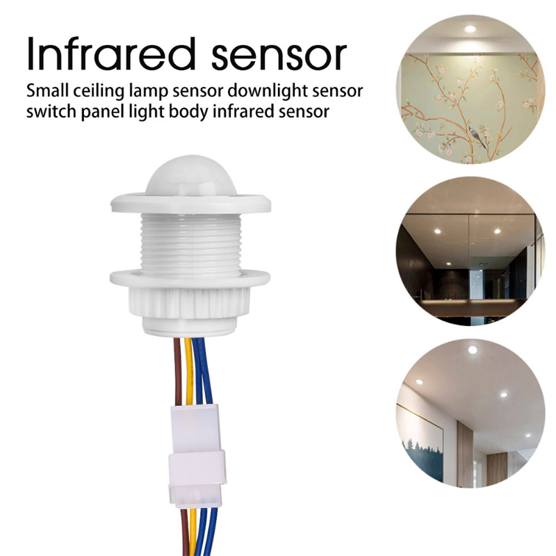 LED Infrared Motion Sensor Switch Mode Detector Light Switch  24v adjustable automatic daylight sensor switch