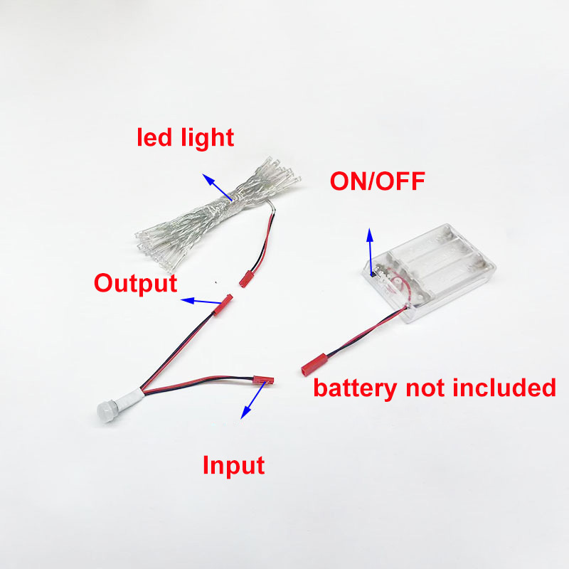 DIY  lighting sensor box 5m LED light for Christmas tree decoration 3AAA 4.5V battery operated wireless pir motion sensor