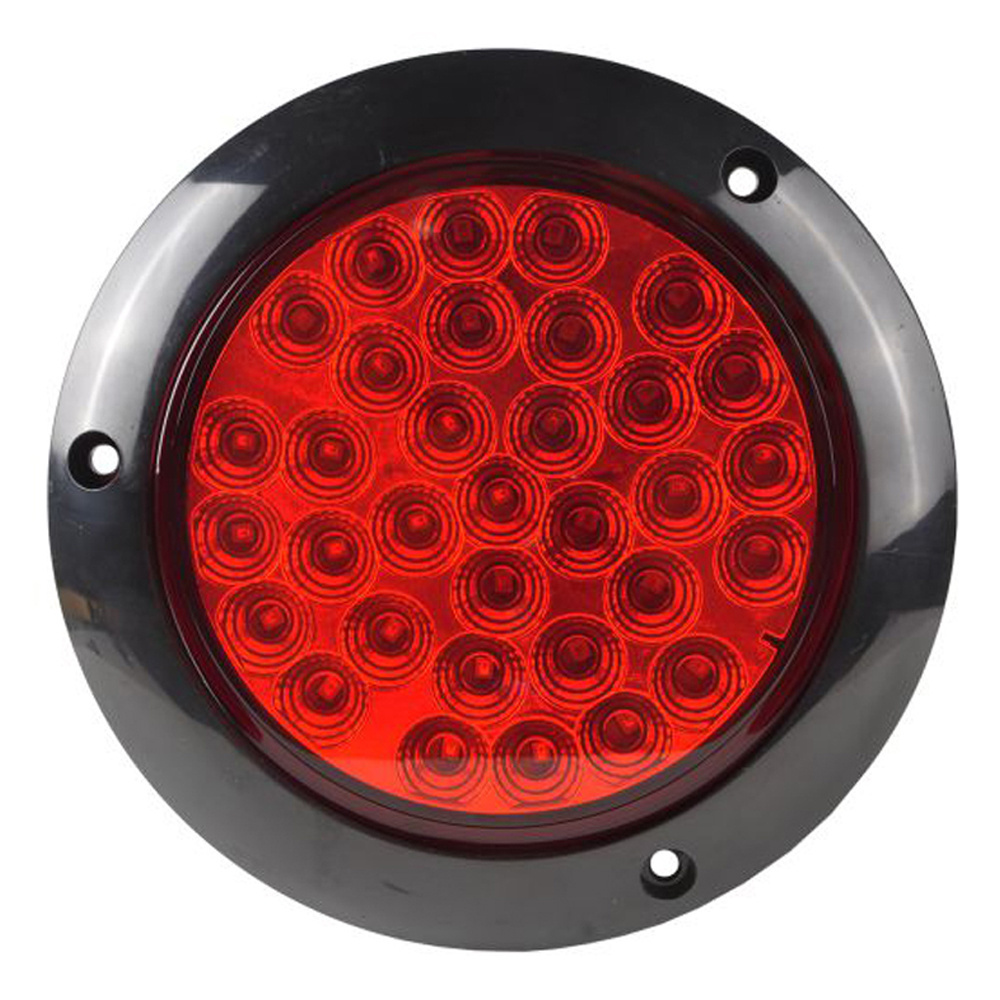 New Products 2024 12v 24v Truck Tail Light Ip65  Waterproof Round 4 Inch Led Tail Lights For Trucks Trailers