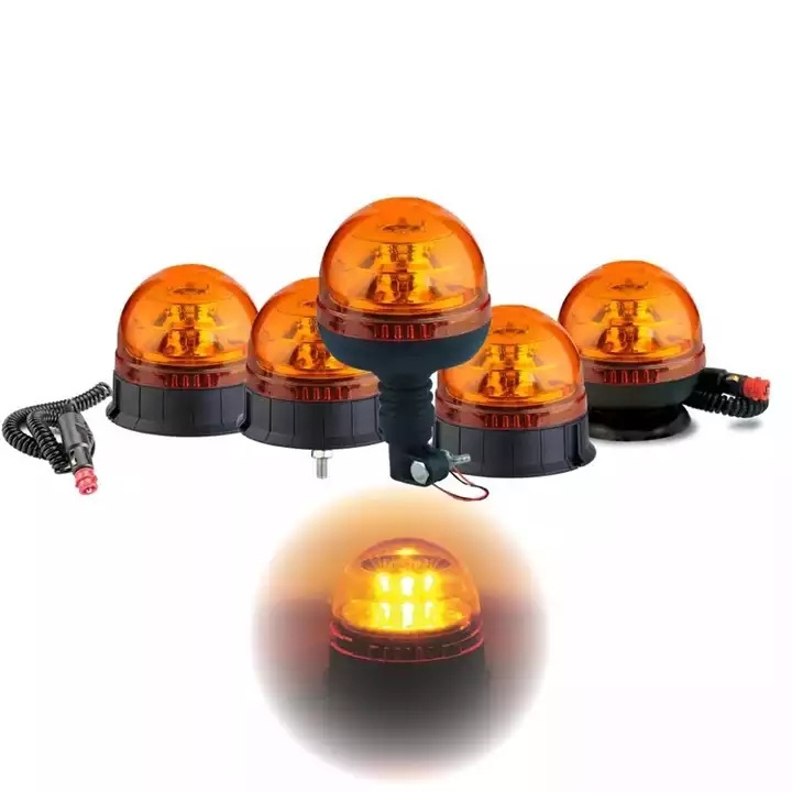 Flashing Beacon Explosion Proof Led Rotating Warning Light Beacon For Truck Tractor Cars Emergency Machine