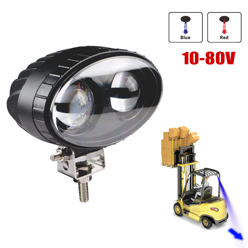 2023 New Design Led Projecting Light For Forklift Warning Notice Light Lamp Warning Spot Blue Red Spot Light