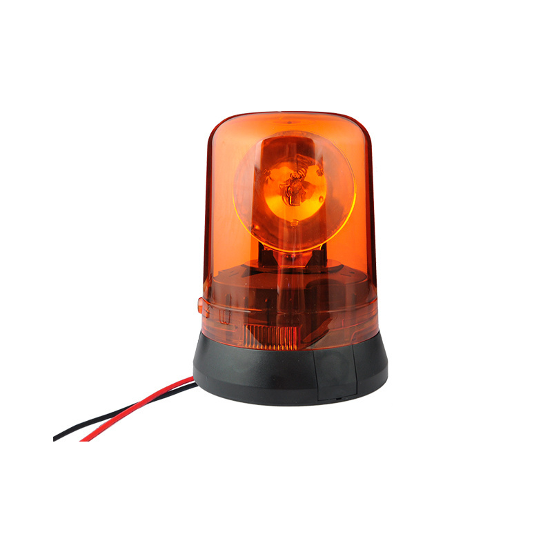 12v/24v Led Emergency Bulb Beacon Flashing Amber Revolving Warning Beacon Light For Truck Forklift Tractor