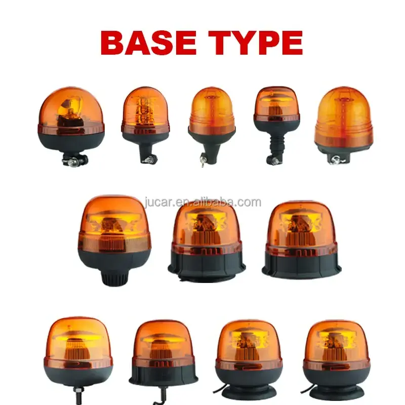 12v 24v Strobe Flashing Amber Red Blue Emergency Led Warning Beacon Lights For Ambulance