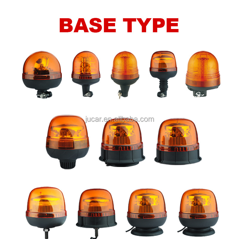 High Quality 12v 24v Amber Led Flash Magnetic Warning Safety Light Ece R65 For Agriculture Tractor