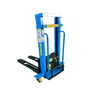 500kg 1000kg Full-electric Portable Self Loading Stacker Ladder Truck Electric Forklift