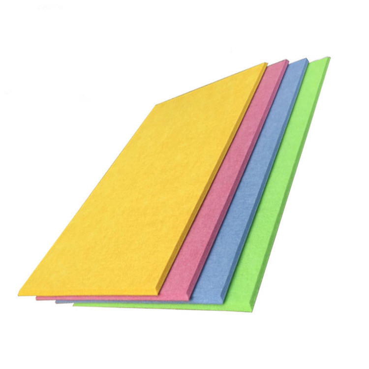 1220*2440mm Acoustic Pet Panels 12mm 24mm Acoustic Felt 100% Polyester Panel Absorbs Sound Polyester Fiber Sound Proof Panels