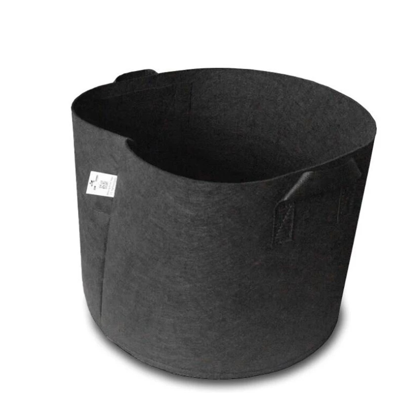 Non Woven Fabric Grow Bag Pots 5 Pack 3 5 7 10 15 20 Gallon 300G Weight Fabric Garden Pots Felt Plant Grow Bags