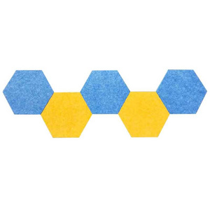 Hexagonal Sound Insulation Board Felt Sound Insulation Pad Bevelled Flame Retardant High Density Office Damp Proof Board