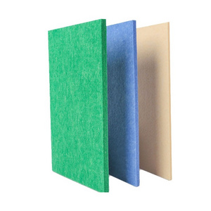 1220*2440mm Acoustic Pet Panels 12mm 24mm Acoustic Felt 100% Polyester Panel Absorbs Sound Polyester Fiber Sound Proof Panels