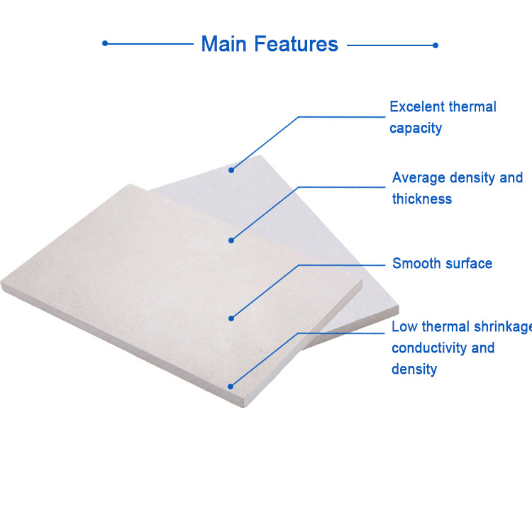 High Temperature Board 1600 Degree Heat Insulation Glass Kiln Lining refractory 20mm Ceramic Fiber Board,