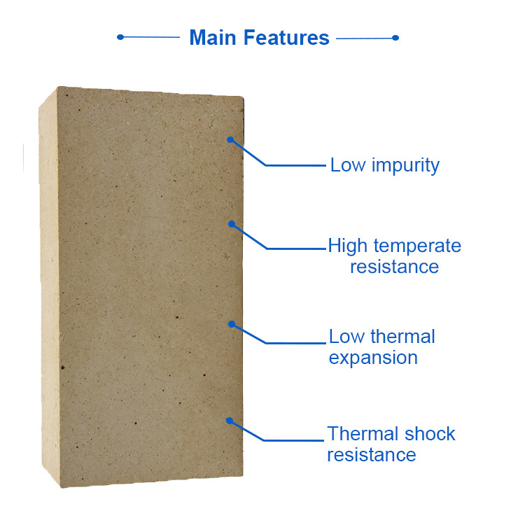 For Kiln And Tunnel Hot Sale Brick Heat Resistant Firing Process High Aluminum Firebricks