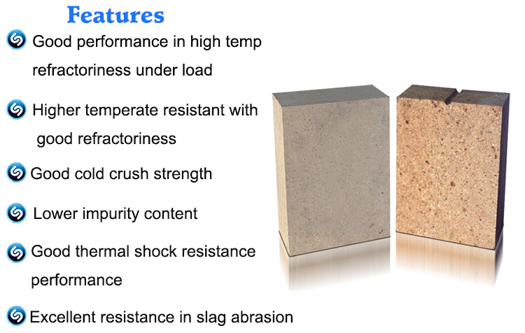 Fireclay refractory insulating brick sk 40 heat high alumina insulation fire bricks for pizza oven