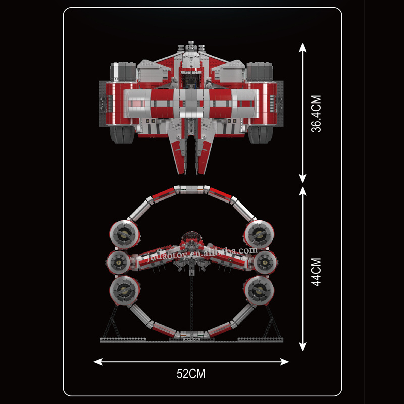 Mould king 21047 Star Ring Fighter Star Plan Wars Plastic Technic Building Blocks set 6003PCS educational toys for kids 2023