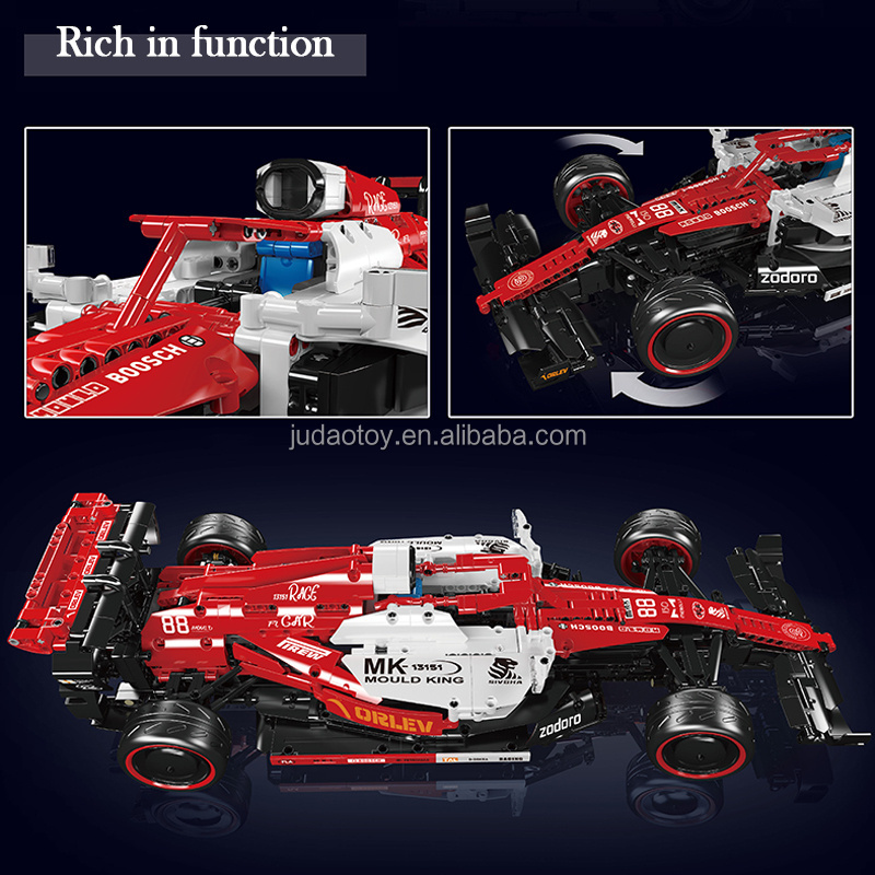 Mould King 13151 1185PCS City F1 Arrow Racing car Remote Control New Electric truck model Super race car Building Blocks bricks