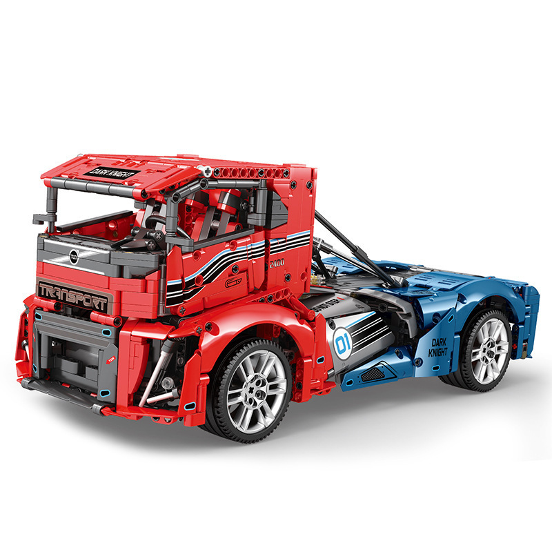 Reobrix 11008 Volvo Iron Knight Truck Building Block Model Boy Engineering Vehicle APP Remote Control Puzzle Assembly Toy Gift