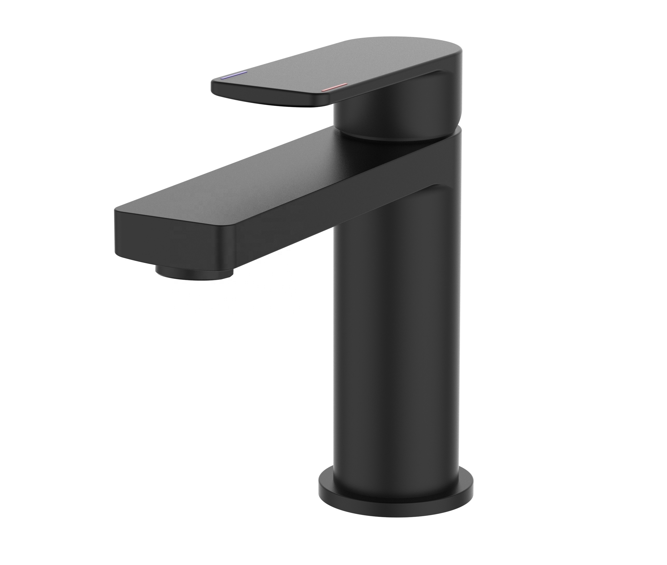 Single Handle Undermount Sink Mixer Tap Modern Style Bathroom black basin faucet