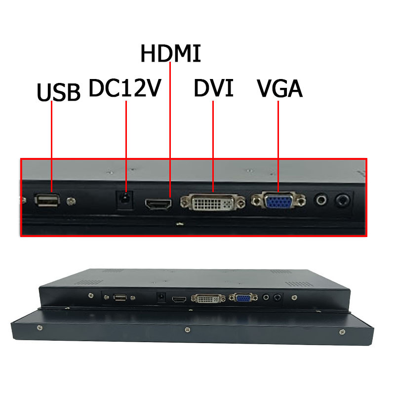 13.3/15.6/17.3 Inch Portable Monitor Medical Grade Display 1080p for Fetal Detector Medical Equipment Industrial Monitor Display