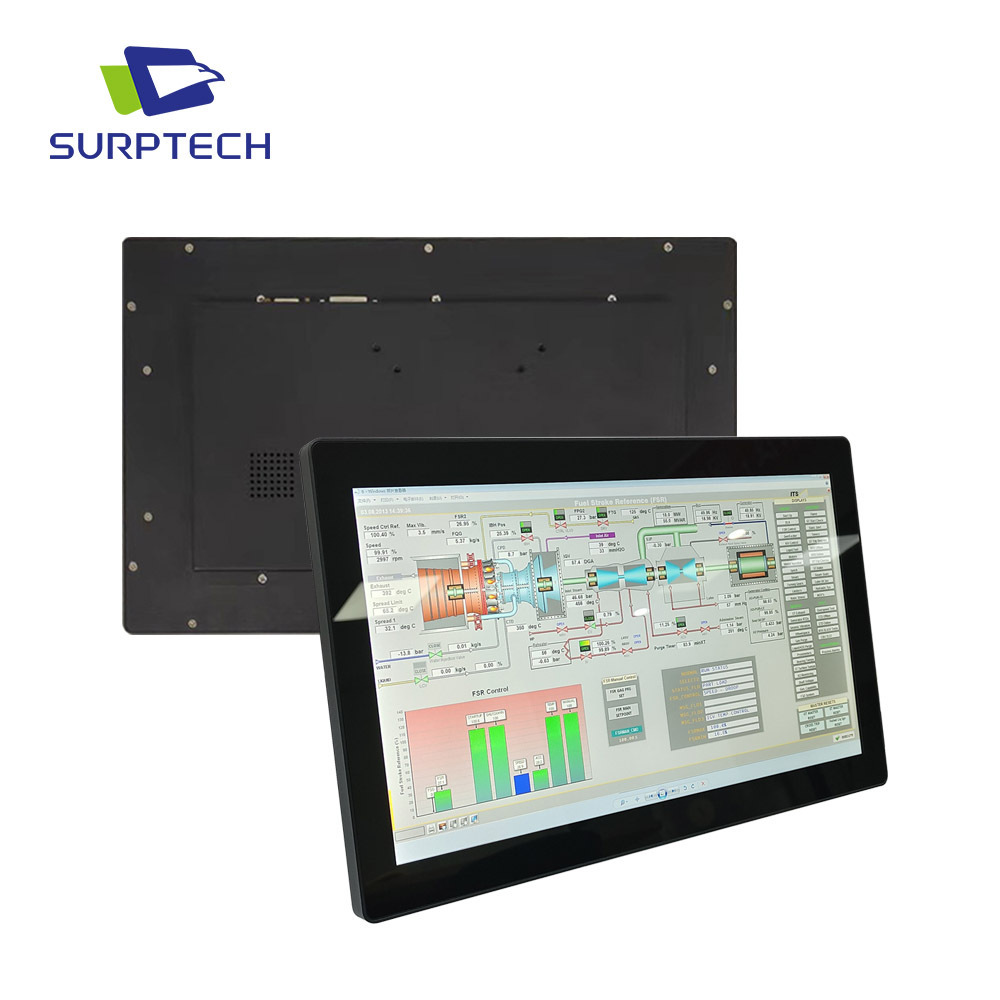 Monitor 13.3/15.6 Industrial display 1920X1080P VGA HDMI IPS LCD display capacitive touch screen industrial monitor