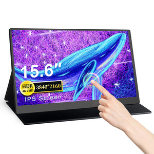 touch Portable Monitor 15.6 Inch 4k USB touch Screen Display Type C For Laptop Mini HD Computer screen Gaming Monitor