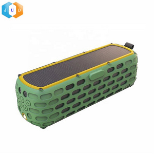 2019 Amazon BT Music Wireless Speaker Portable Solar Panel Speaker Waterproof Dustproof Outdoor Solar Panel Wireless Speaker