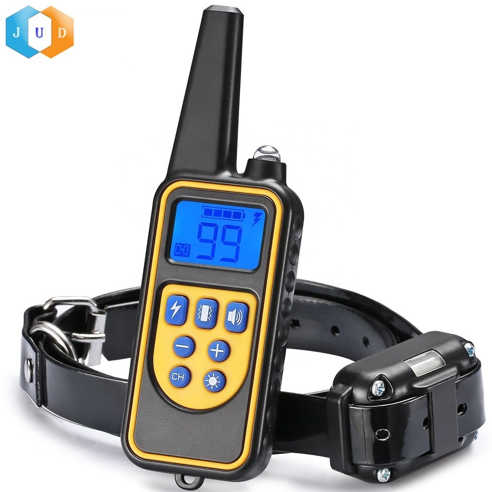 2022 HOT Electric Pet Dog Trainer Collar, 800M Remote Controlled 3 Dog Training Collar, Electric Shock Collar For Hunting Dogs