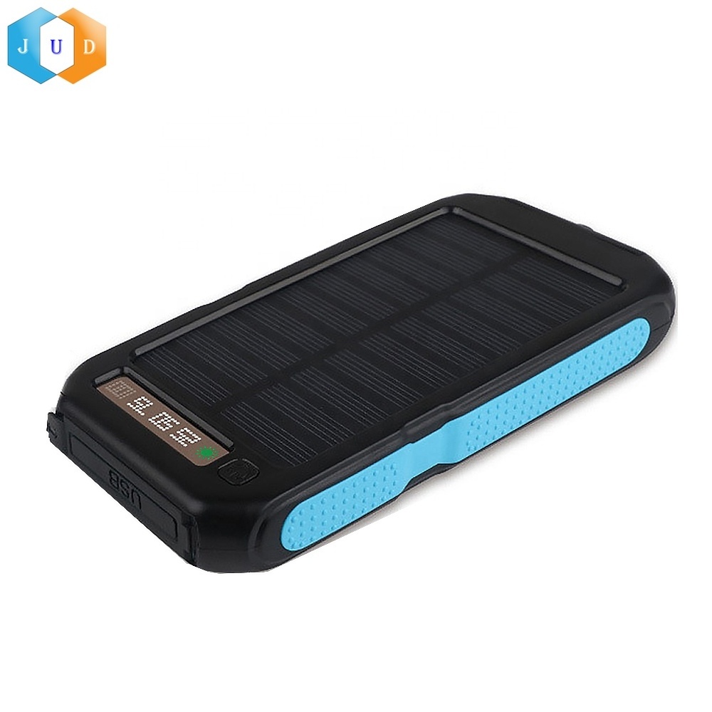 2023 Custom Usb Solar Charger, Portable Rohs Solar Cell Phone Charger, 10000mAh Solar Charger Powerbank For Mobile Phone