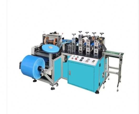 Automatic Double Sole Plastic cleanroom shoe cover making machine