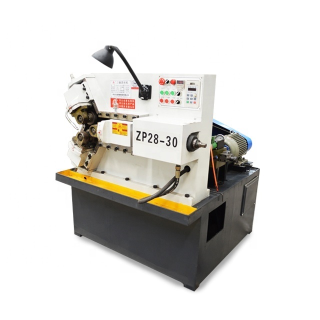 Hot sale small hydraulic 3 axis thread rolling machine for rebar and pipe