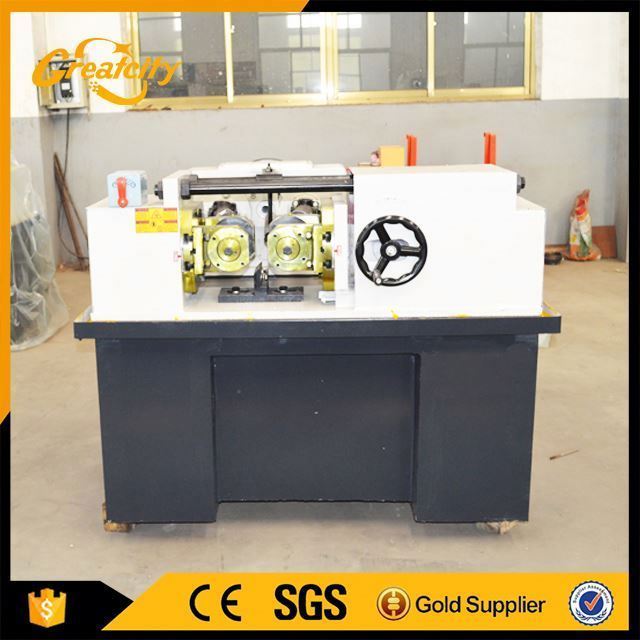 Fully automatic small hydraulic threading rolling machine two-axis thread rolling machine knurling machine