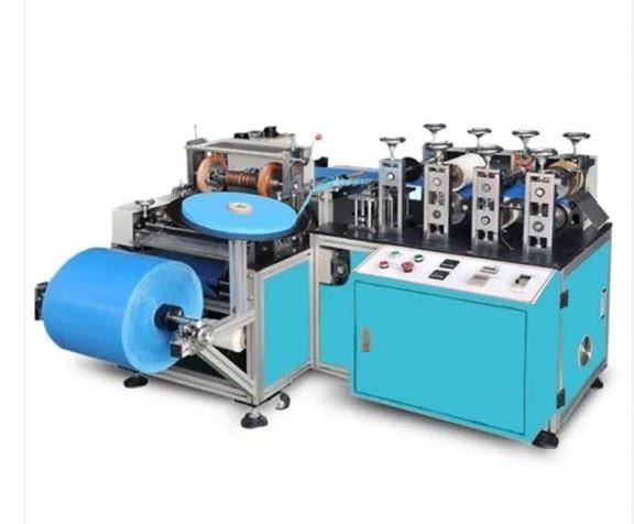 Automatic Double Sole Plastic cleanroom shoe cover making machine