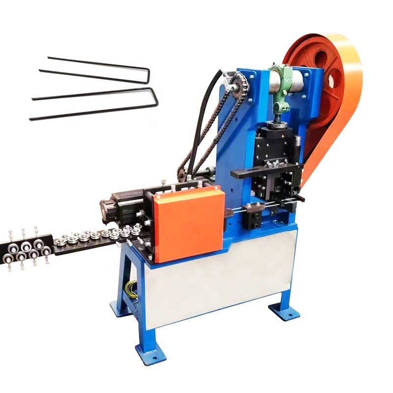 Best seller high speed CNC double line lawn nail making machine  /  double line lawn nail making equipment