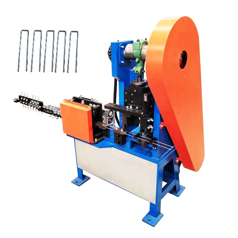 Best seller high speed CNC double line lawn nail making machine  /  double line lawn nail making equipment