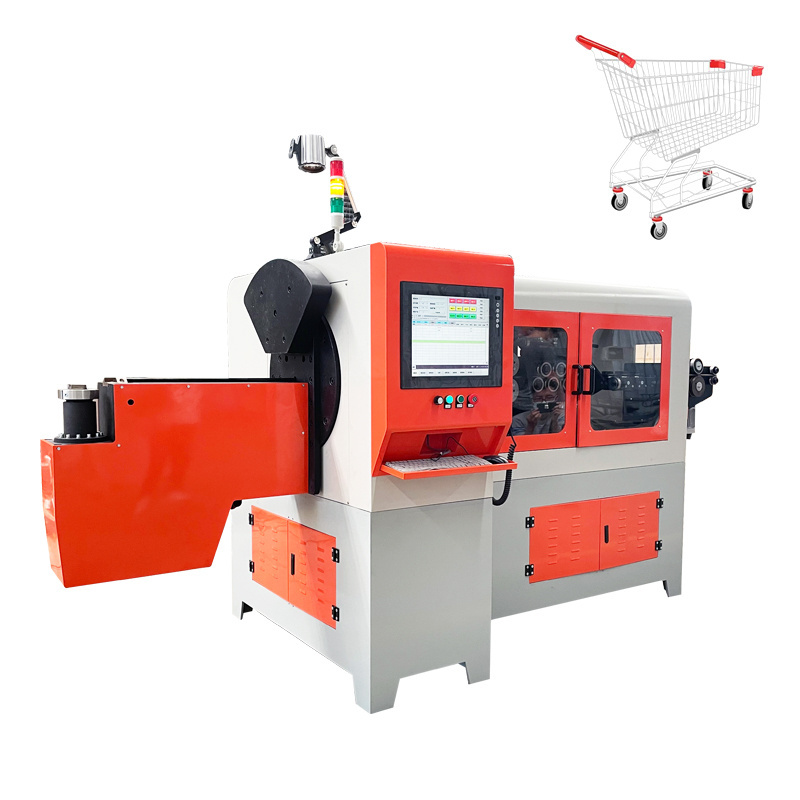 China design wholesale 3 axis 5 Axis 3D Fully Auto CNC Metal Steel Bar Solid Wire Bending Machine 3d metal wire bending machine