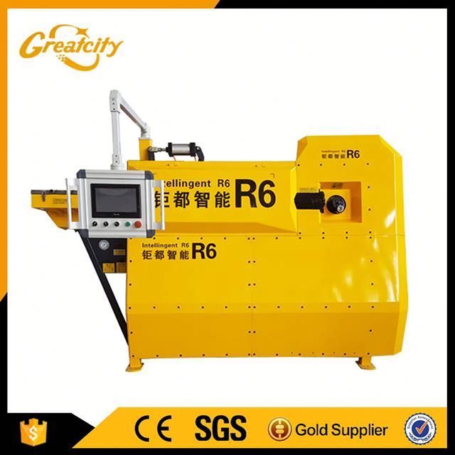 R6 4-10mm Steel wire stirrup  bending machine cnc  rebar bender