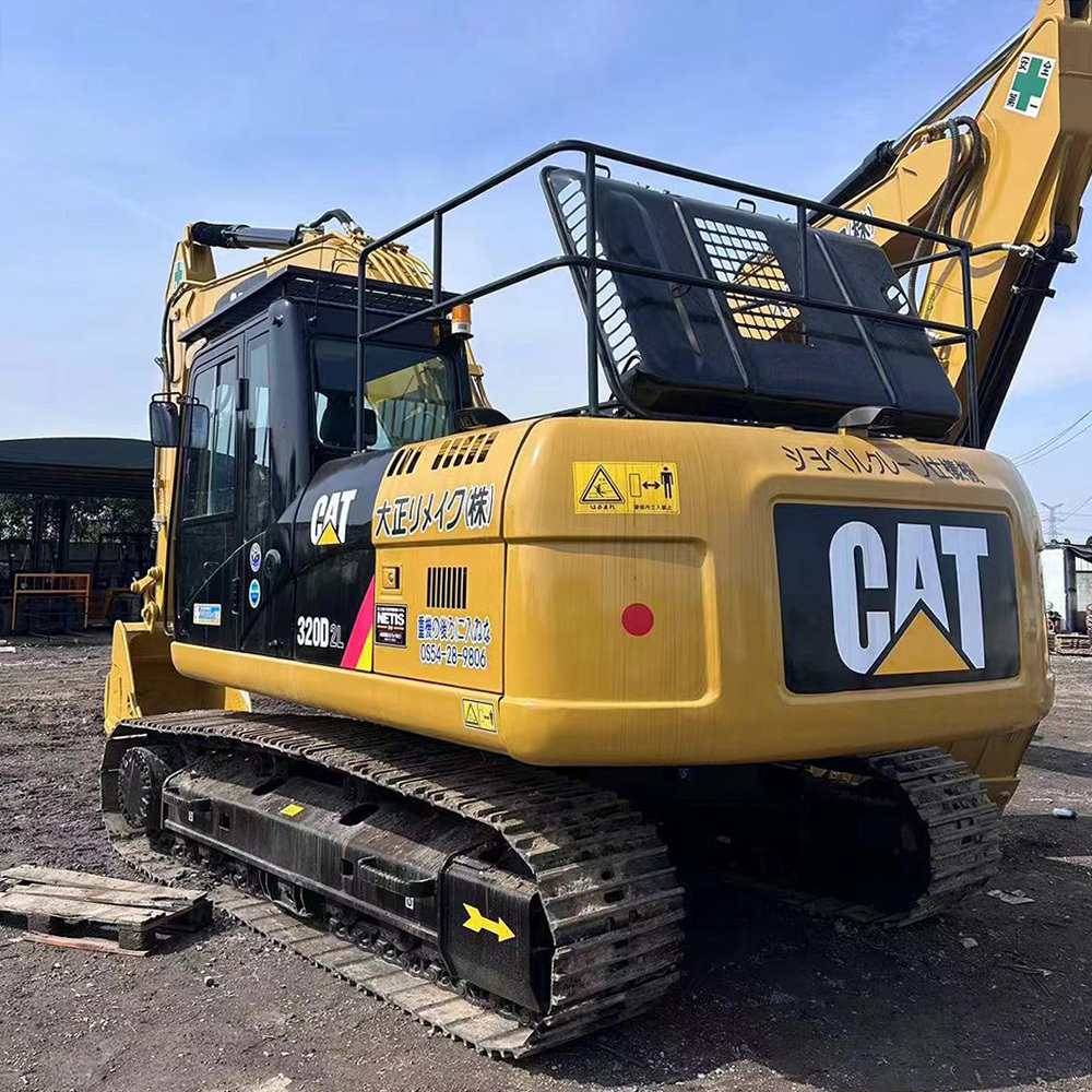 Caterpillar Excavator CAT320D Used Construction Machine 20 ton Excavator Top Configuration Guardrail 360 Degree Reversing Image