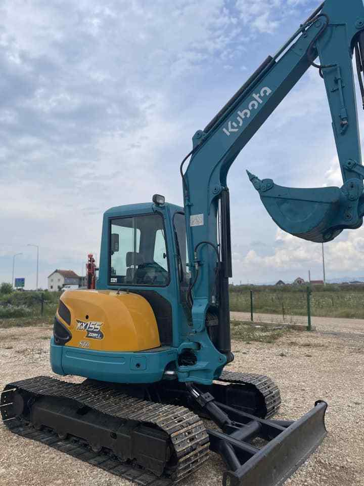 Free Shipping Original paint 5 ton Excavator Kubota Micro 4 Ton 5 Ton 6 Ton 7 Ton Mini Excavator KX155 FOR SALE