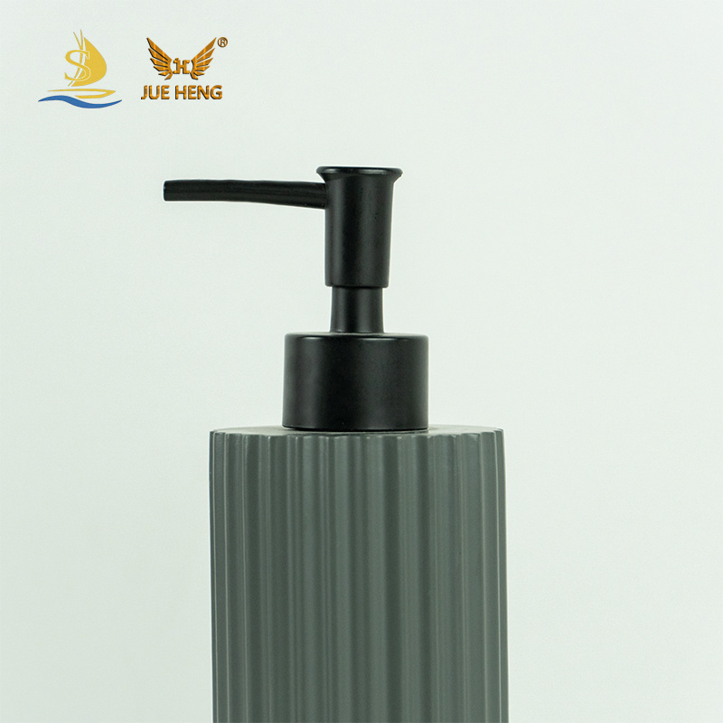 Solid Color series eco-friendly resin bathroom accessories set