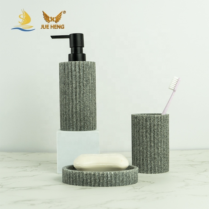 Best Selling sand and stone resin product sanitary ware set